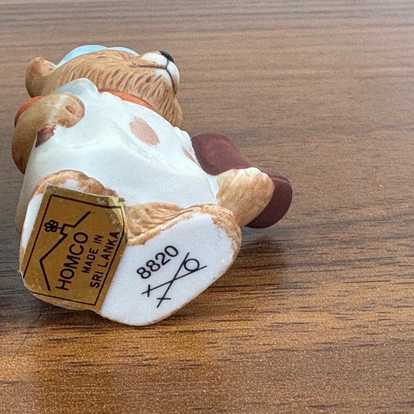 Homco Rocking Chair Bears Papa bear and Grandma Bear and Two Homco Cobble Bears - Picture 14 of 15